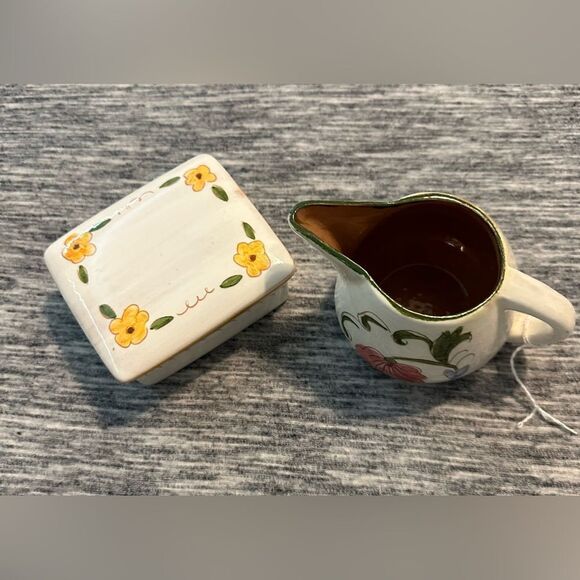 MCM STANGL Terra Rose Cigarette/ Box Della Ware Laurite Creamer - Picture 4 of 16